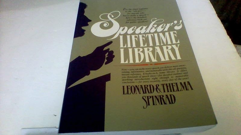Speaker's Lifetime Library by Leonard Spinrad