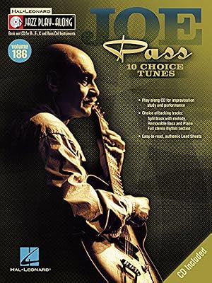 Joe Pass Jazz Play Along Volume 186 Book/CD