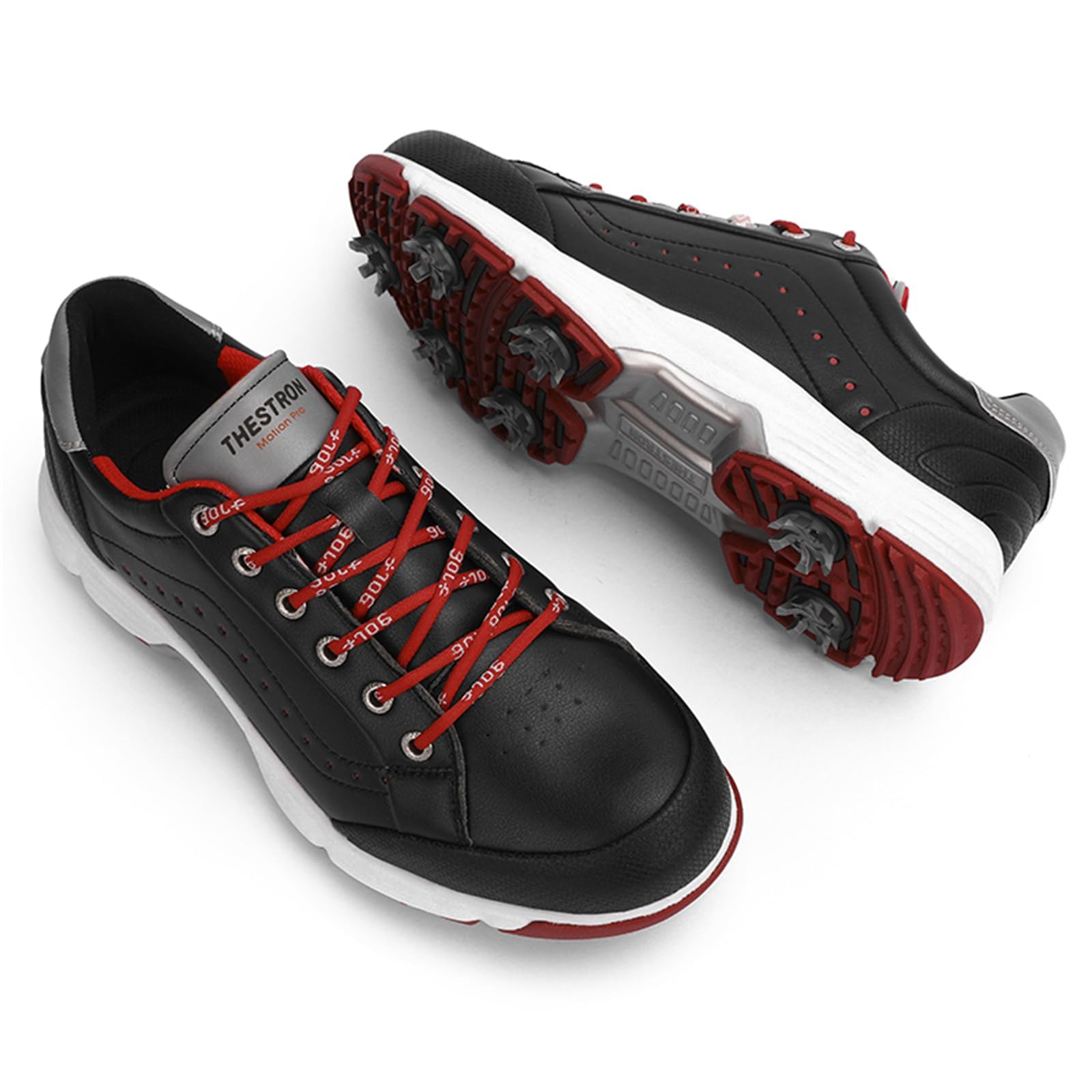 Scarpe da golf uomo con tacchetti sneakers professionali grip_voghion.com