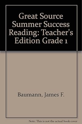 Great Source Summer Success Reading: Teacher's Edition Grade 1