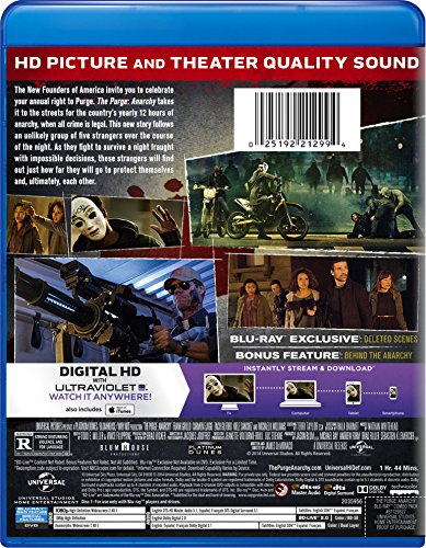 the purge: anarchy [blu-ray] new