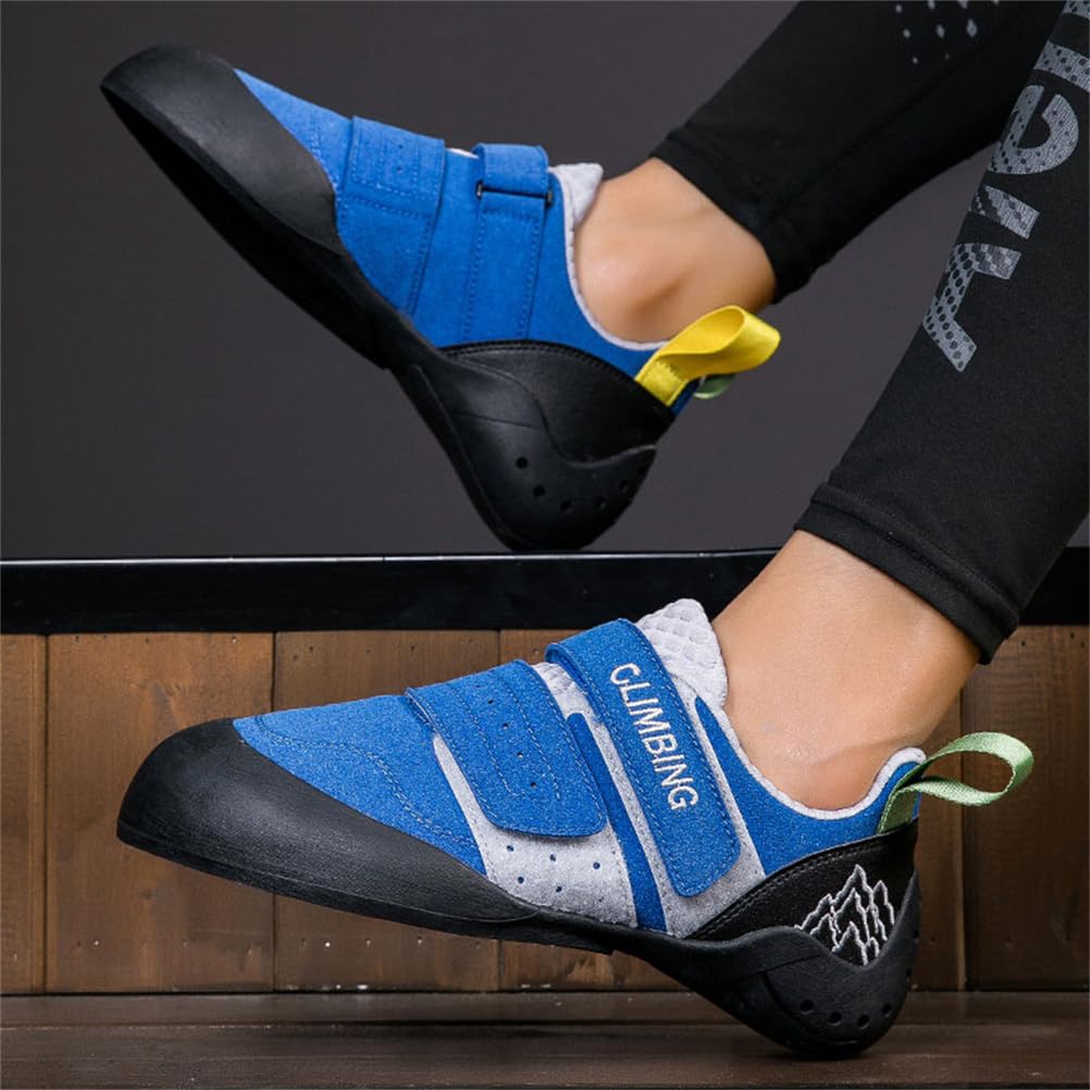 Mens Womens Youth Rock Climbing Shoes Slip On Bouldering Gym Sports Trainers Lightweight Professional Beginners Climbing Sneakers_vogvips.com