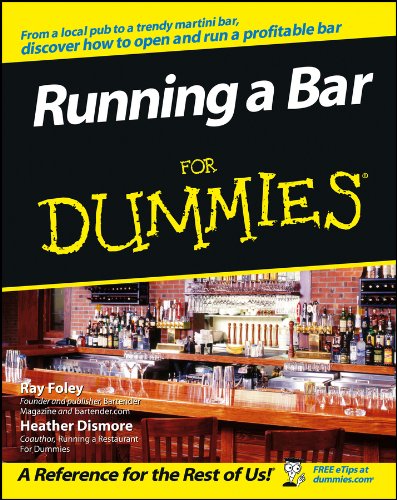 Running a Bar For Dummies by Ray Foley