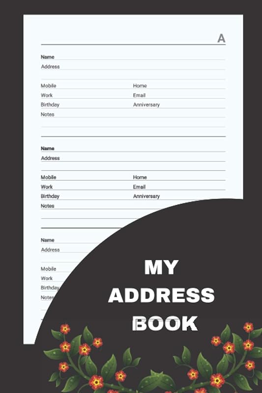 Address Book And Birthday: This Large Print Address Book With Alphabet Index Helps You To Keep Your Important contacts Informations Organized (Name, ... Phone Numbers,...) And Easily Accessible. by MedBen LCB Publishing