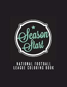 National Football League Coloring Book: NFL Football Gifts for Kids, Boys or Adult Relaxation | Stress Relief Football lover Birthday Coloring Book Made in USA
