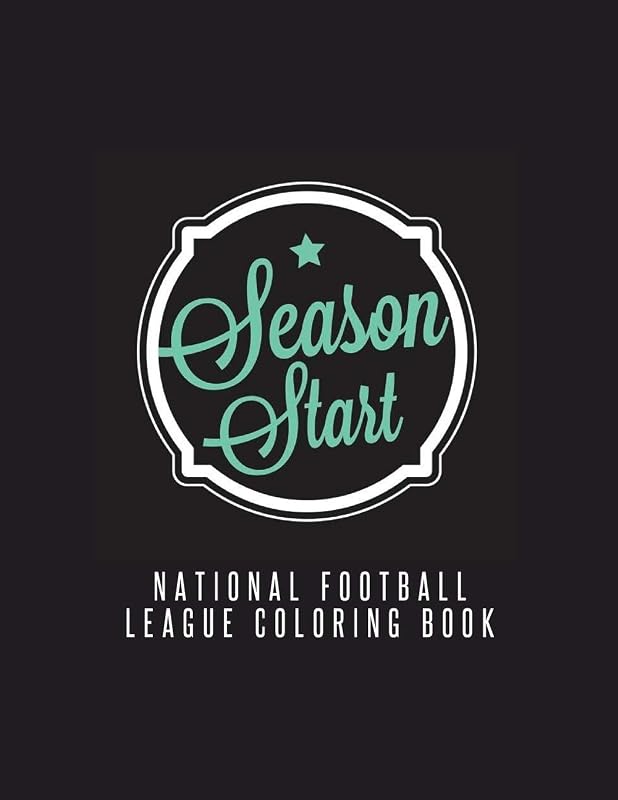 National Football League Coloring Book: NFL Football Gifts for Kids, Boys or Adult Relaxation | Stress Relief Football lover Birthday Coloring Book Made in USA by Shayne Coloring Book