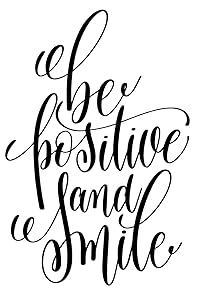 Be Positive And Smile: 6x9 College Ruled Line Paper 150 Pages by Startup