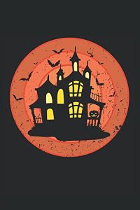 Halloween Haunted House: Haunted Halloween Mansion Journal Style Note Book