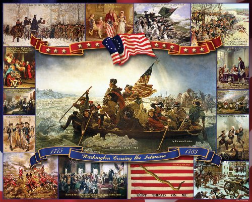 White Mountain Puzzles Washington Crossing The Delaware - 1000 Piece Jigsaw Puzzle
