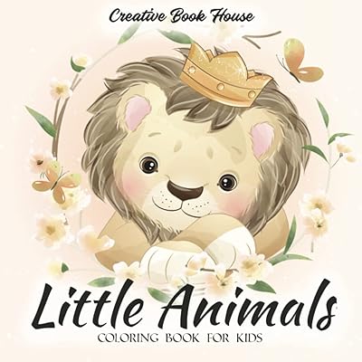 Little Animals Coloring Book: Amazing Coloring Book for Kids Ages 4-8. Bunny, Stork, Little Bee, Tortoise, Hippo, Little Monkey, Fishies and Many ... for You in This Wonderful Coloring Book