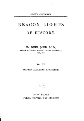 Beacon Lights of History - Vol. VI