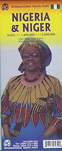 Nigeria Travel Reference Map: 1:1,600,000