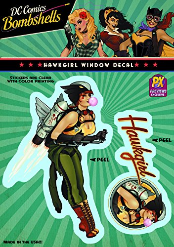 Elephant Gun DC Bombshells: Hawkgirl Vinyl Decal Toy