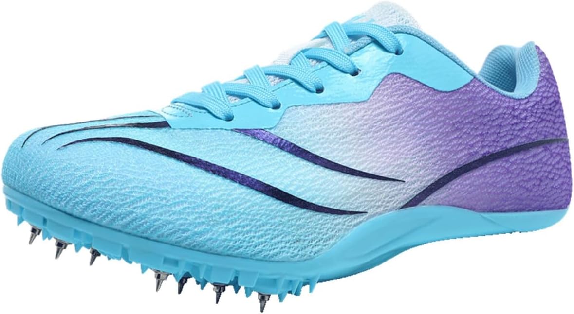 Men's Women's Running Spikes Sneakers, Ultra Lightweight Mesh Breathable Track & Field Shoes Fashion Sprint Trainers_vogvips.com
