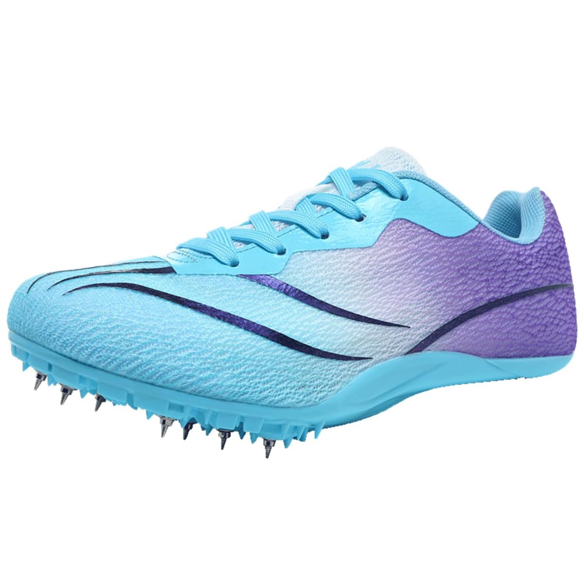 Men's Women's Running Spikes Sneakers, Ultra Lightweight Mesh Breathable Track & Field Shoes Fashion Sprint Trainers_vogvips.com