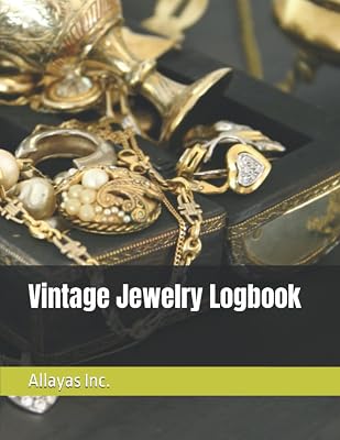Vintage Jewelry Logbook: Vintage Jewelry Journal / Blank Vintage Jewelry Logger 8.5 x 11 in. 100 pages