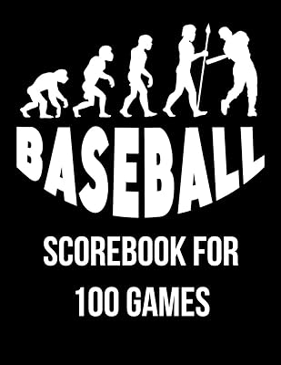 Baseball: Scorebook For 100 Games