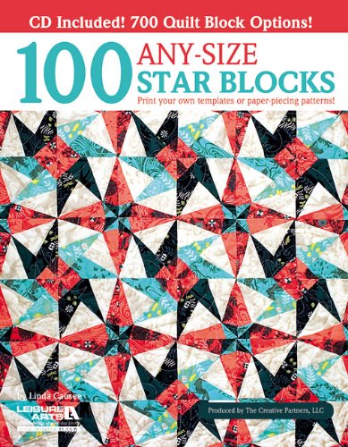 100 Any-Size Star Blocks (with CD) by Leisure Arts