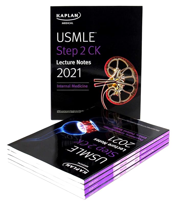 USMLE Step 2 CK Lecture Notes 2021: 5-book set by Kaplan Medical