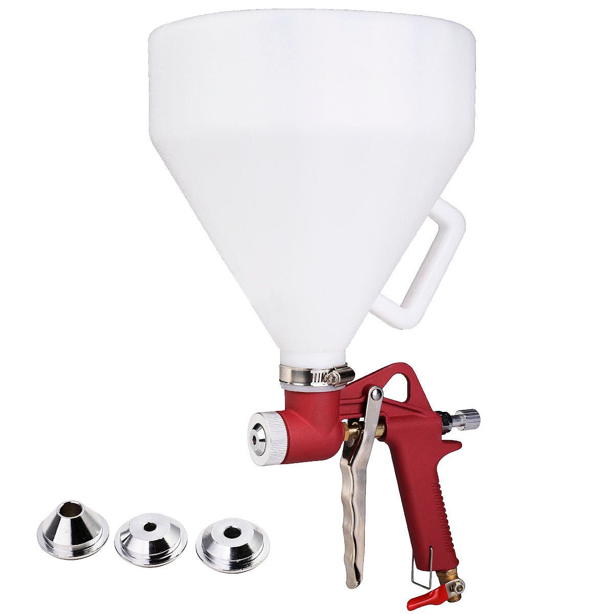 

Super buy 1.45 Gallon Air Hopper Spray Gun Paint Texture Tool Drywall Wall Painting Sprayer w/3 Nozzle