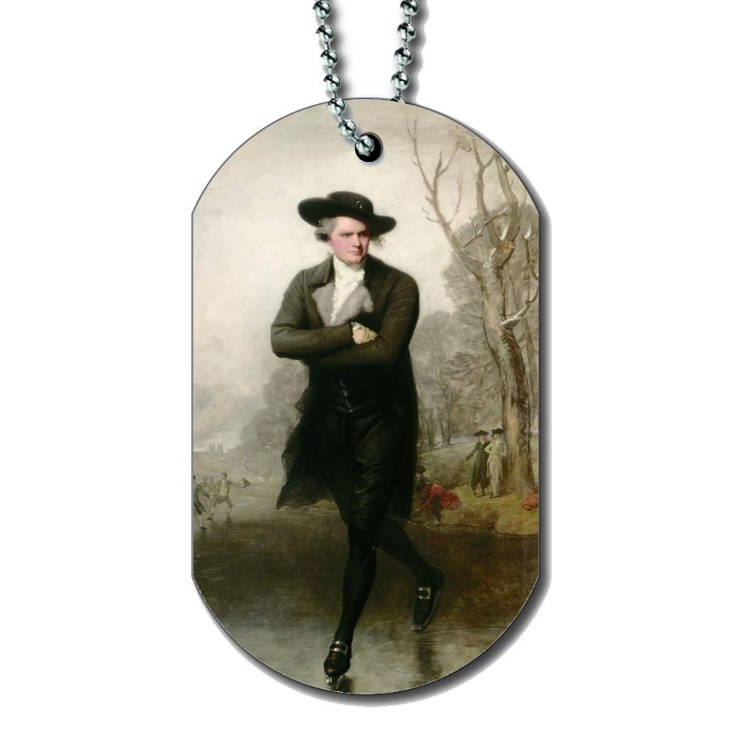 

The Skater By Gilbert Stuart - Dog Tag Necklace