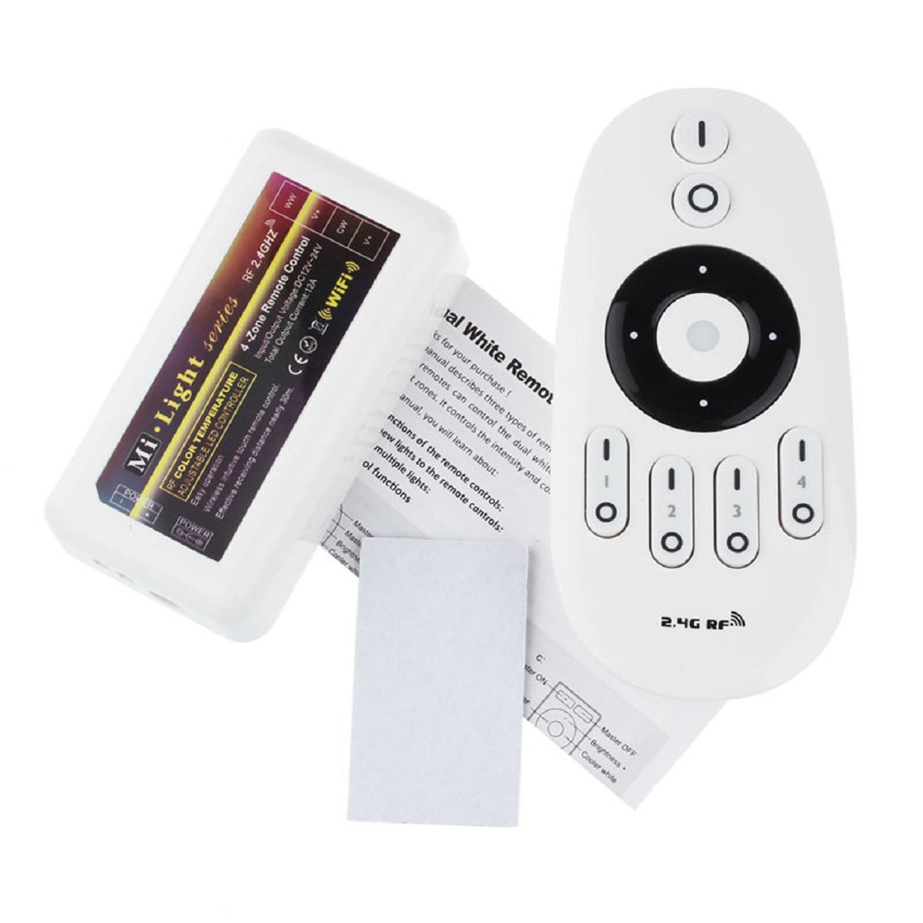 

Tonsee 12V 24V 2.4G RF Wireless Remote LEDColor Temperature Controller Dimmer