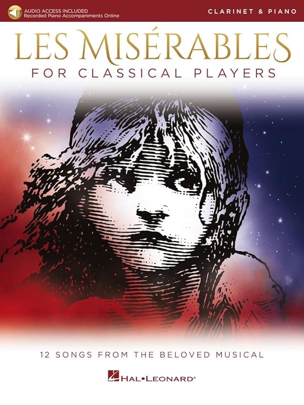 Les Miserables for Classical Players: Clarinet and Piano with Online Accompaniments by Alain Boublil