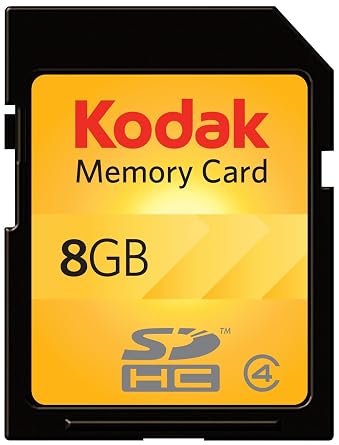 Kodak SDHC 8GB Class 4 Flash Memory Card KSD8GBPSBNA