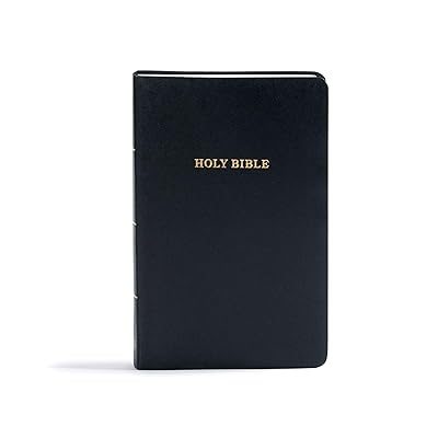 KJV Gift and Award Bible, Black Imitation Leather, Red Letter, Pure Cambridge Text, Presentation Page, Easy-to-Read Bible MCM Type