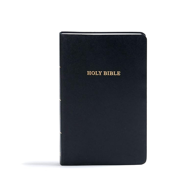 KJV Gift and Award Bible, Black Imitation Leather, Red Letter, Pure Cambridge Text, Presentation Page, Easy-to-Read Bible MCM Type by Holman Bible Publishers