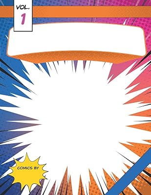 Let's Make Comic: Blank Comic Book/Cartoon Book With Variety Of Templates, Blank Matte Cover To Put Your Hero And Titel, Separate Pages With Speech Bubbles To Сut Out And Glue