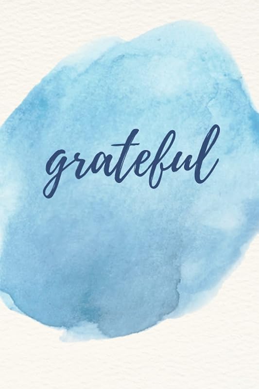 Grateful Blue Watercolor Personal Journal by Natalie Nigg