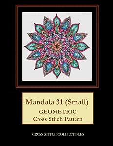 Mandala 31 (Small): Geometric Cross Stitch Pattern Chart