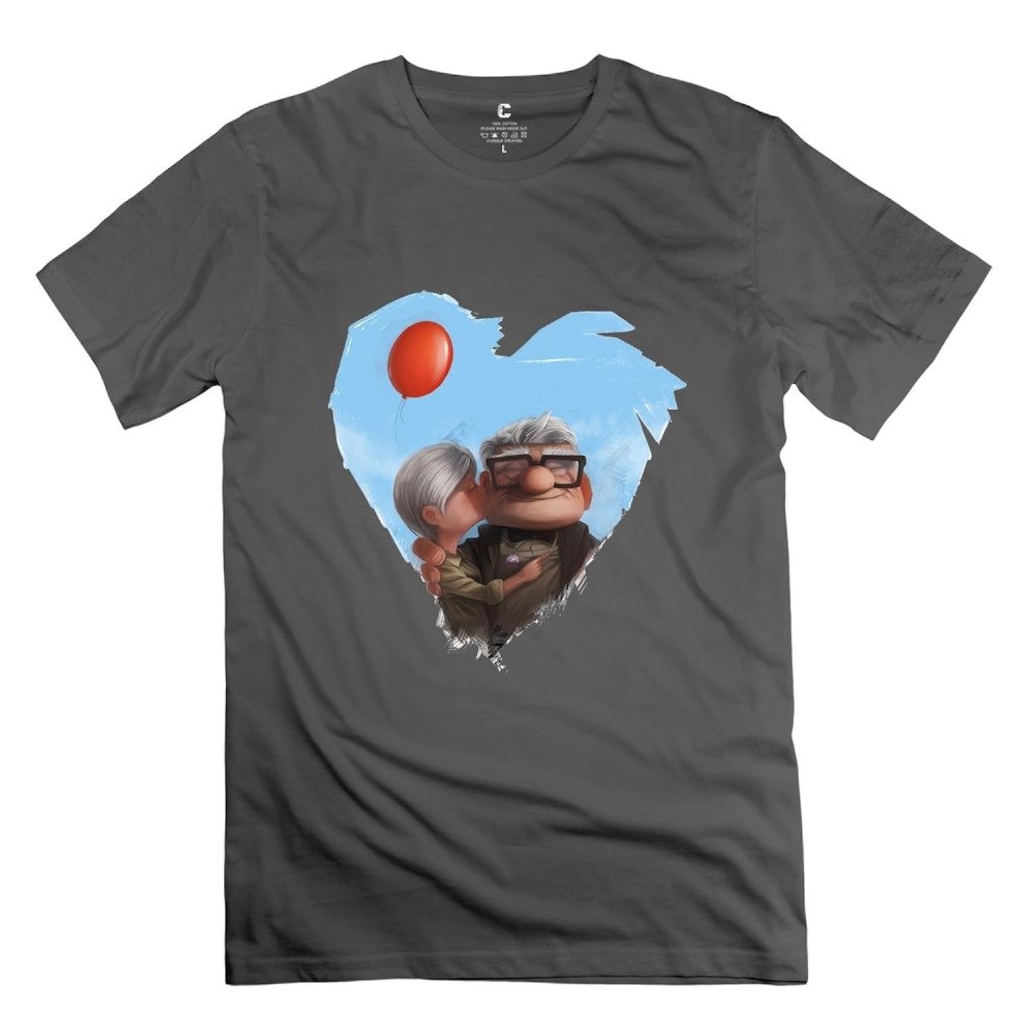 

Men's Carl Fredricksen Russell Up Screw Neck Tee DeepHeather