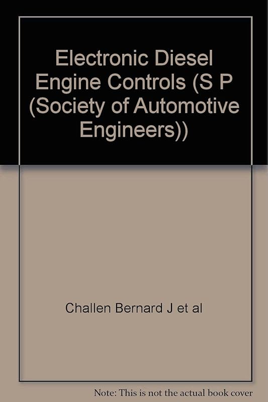 Electronic Diesel Engine Controls (S P (Society of Automotive Engineers)) by unknown author
