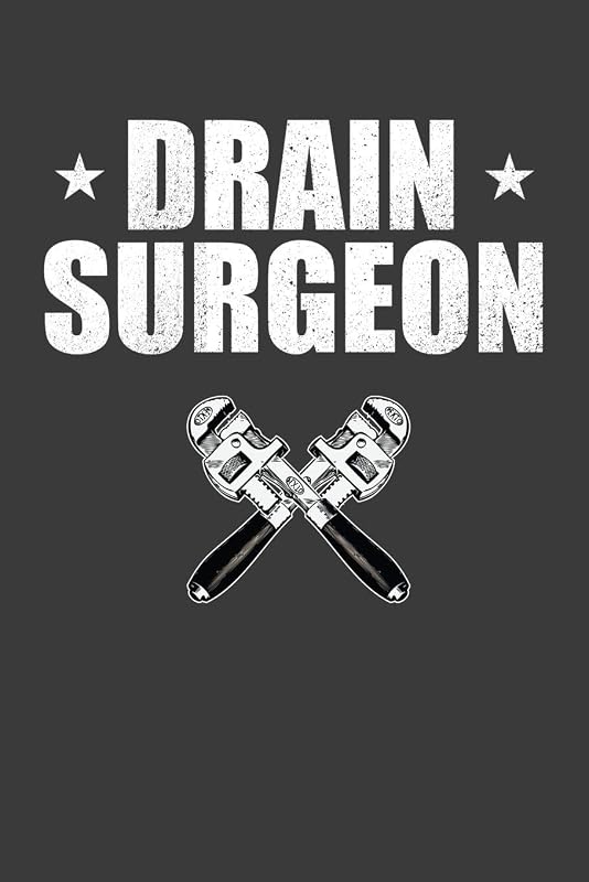 Drain Surgeon: Vintage Plumber Repairman Gift by Frozen Cactus Designs