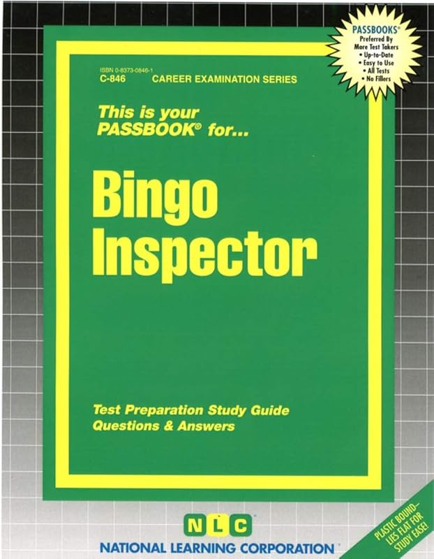 Bingo Inspector (Career Examination Series) by National Learning Corporation