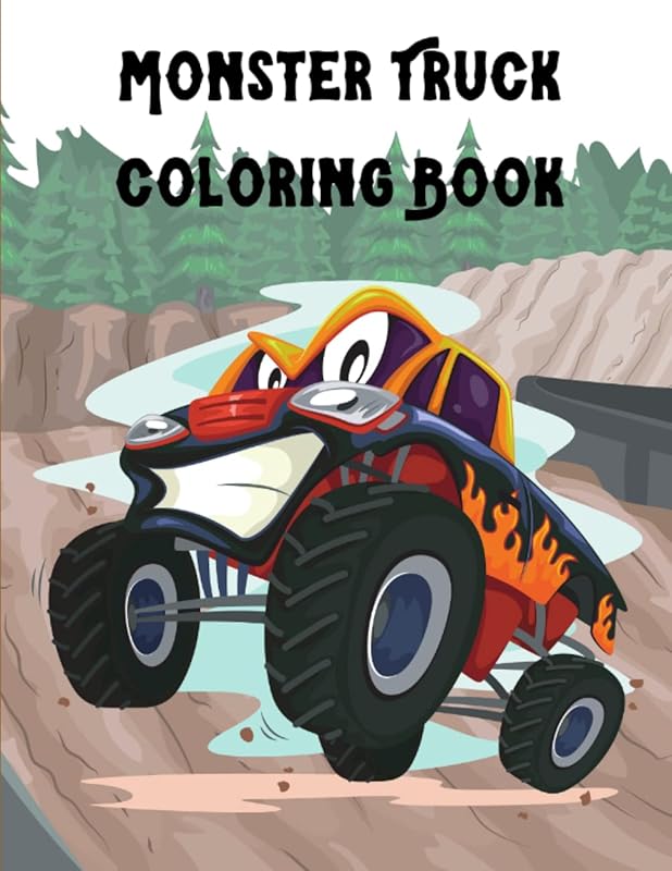 Monster Truck Coloring Book: For Kids by Sabryels Creations