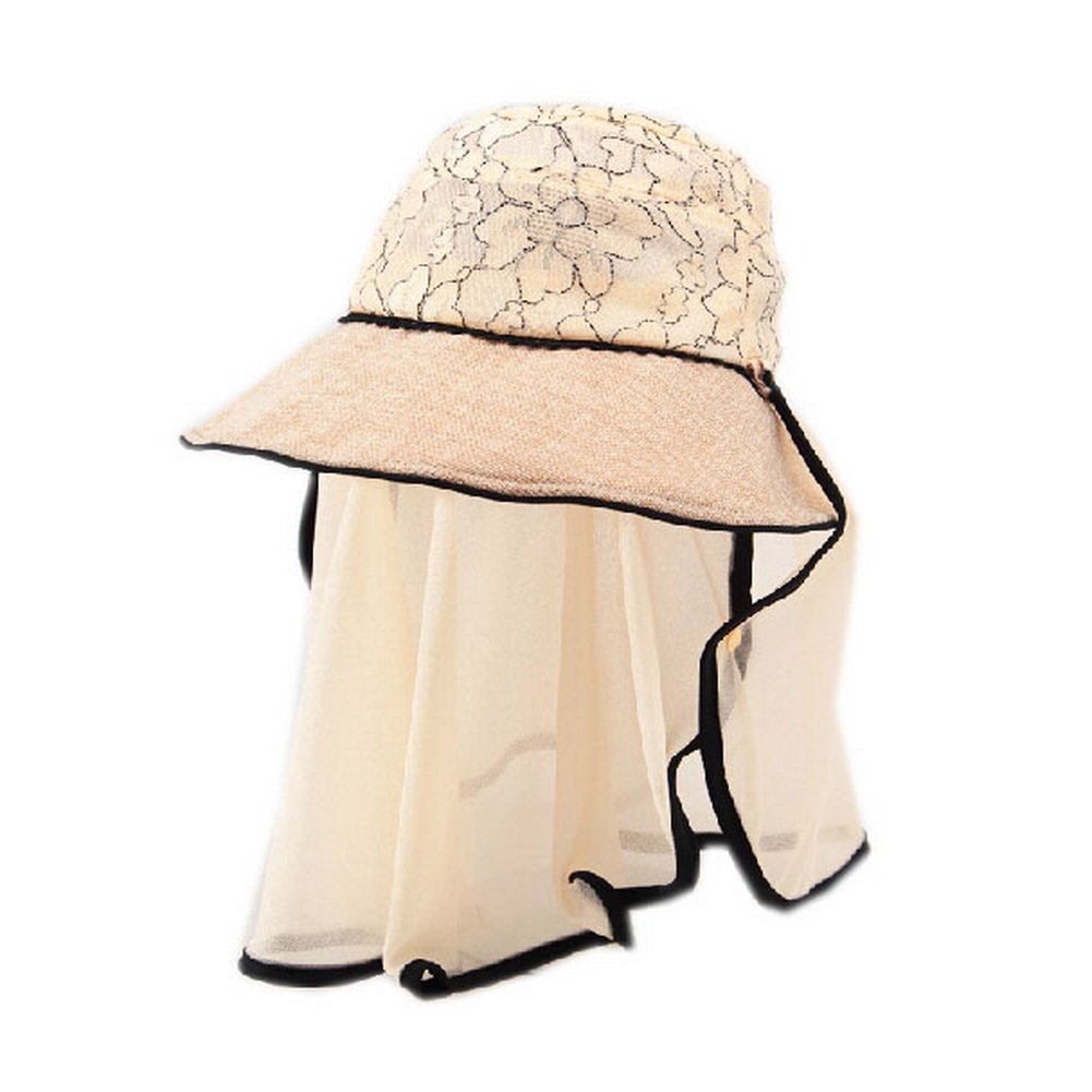 

Ultra Light Crepe Hat UV Protection Lace Fishing Hat for Women