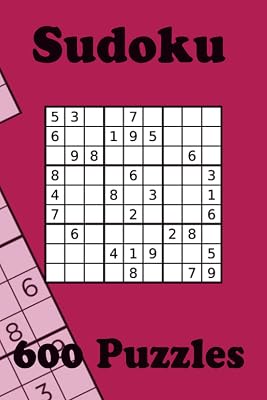 Sudoku Puzzle Book: 600 Sudoku Puzzles