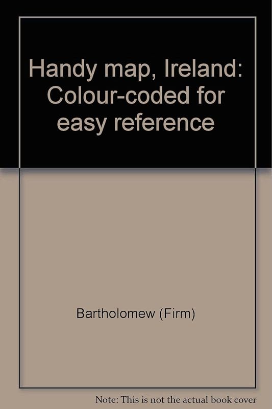 Handy map, Ireland: Colour-coded for easy reference by Bartholomew (Firm)