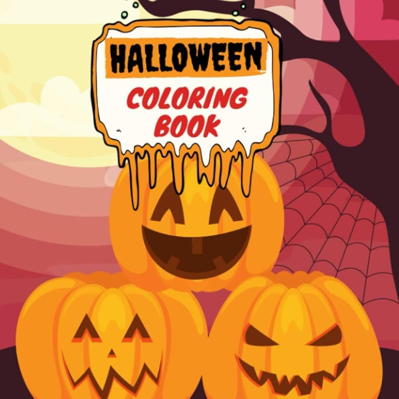 HALLOWEEN COLORING BOOK: for kids ages 3-5, halloween gifts for kids, halloween coloring pages, halloween coloring books for toddlers by Good Fun