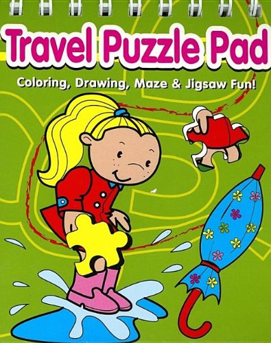 Travel Puzzle Pad Green by Yoyo Books