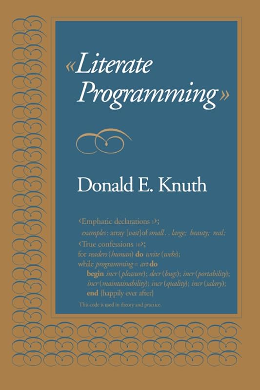 Literate Programming (Lecture Notes) (Volume 27) by Donald E. Knuth