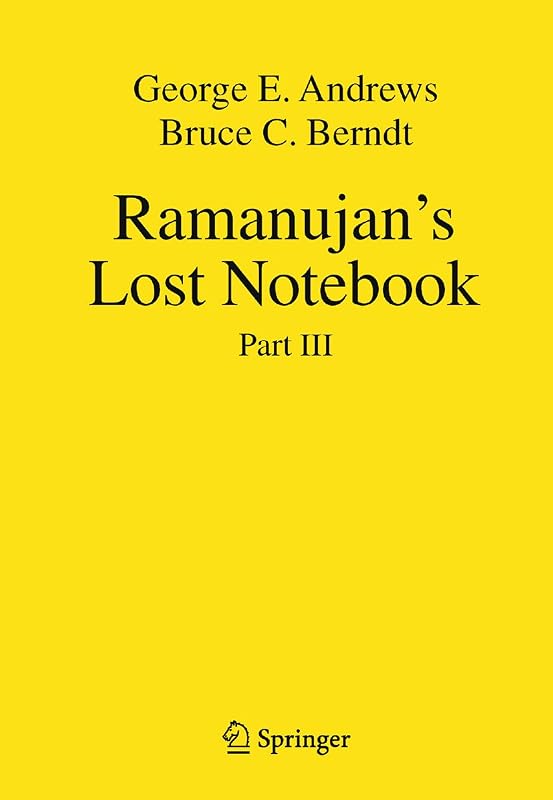 Ramanujan's Lost Notebook: Part III by George E. Andrews