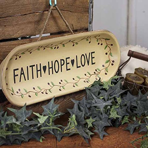 Algopix Similar Product 19 - Primitive Style Oval Plate Tray with