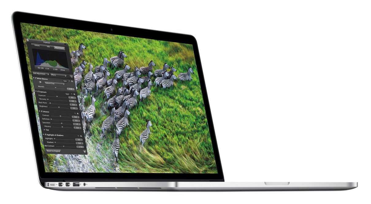 Apple MacBook Pro Retina Display MC975D/A 39,1 cm (15,4 Zoll) Notebook (Intel Core i7 3615QM, 2,3GHz, 8GB RAM, 256GB Flashspeicher, NVIDIA GT 650M, Mac OS)