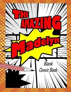 The Amazing Madelyn: Pop Comic Blank Writing Book