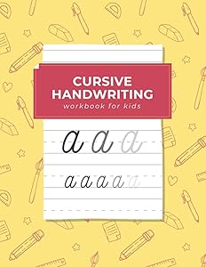 Cursive Handwriting Practice Workbook: Handwriting Practice Paper Workbook for Kids, Paperback