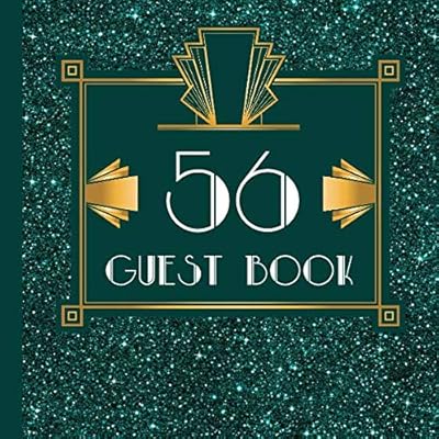 56 Guest Book: Teal Guest Book Includes Gift Tracker and Picture Pages to Create a Lasting Keepsake to Treasure Forever